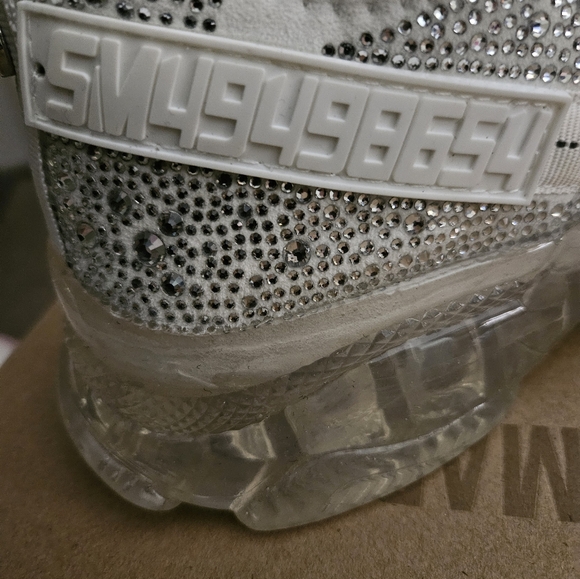 NIB STEVE MADDEN SZ 11 RHINESTONE TENNIS SHOES - Picture 5 of 5